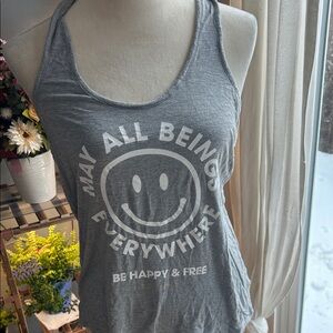 Spiritual Gangster Charcoal Tank Top